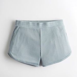 Gilly Hicks Cozy Ribbed Shorts (light blue)